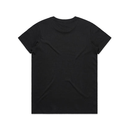 Women's Basic Tee Black - Back