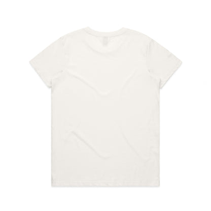 Women's Basic Tee Natural - Back