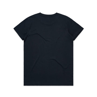 Women's Basic Tee Navy - Back