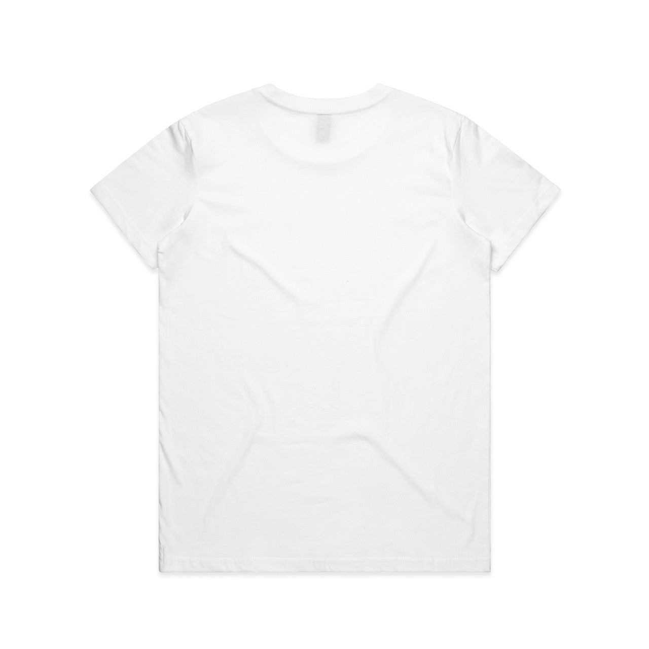 Women's Basic Tee White - Back