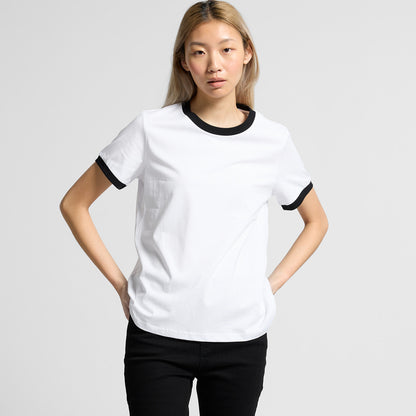 Women's Maple Ringer Tee Back
