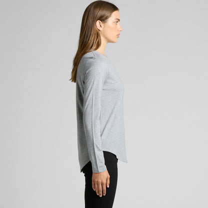 Women's Curve L/S Tee Side