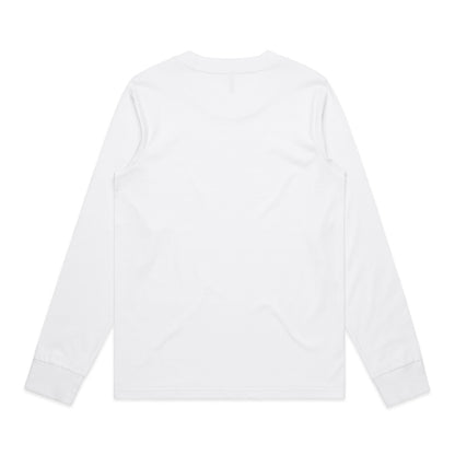 Women's Dice L/S Tee White - Back