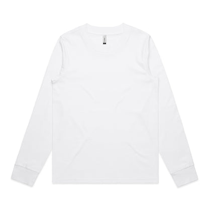 Women's Dice L/S Tee White