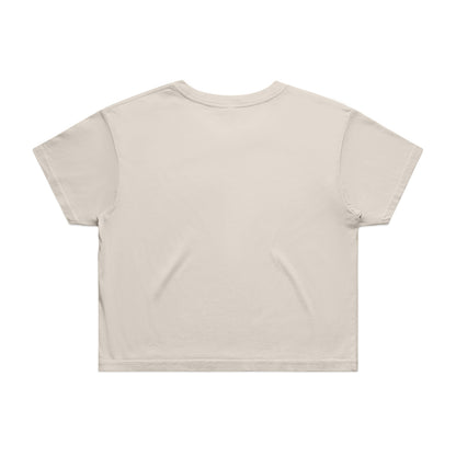 Women's Crop Tee Bone - Back