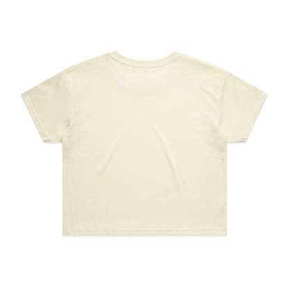 Women's Crop Tee Butter - Back