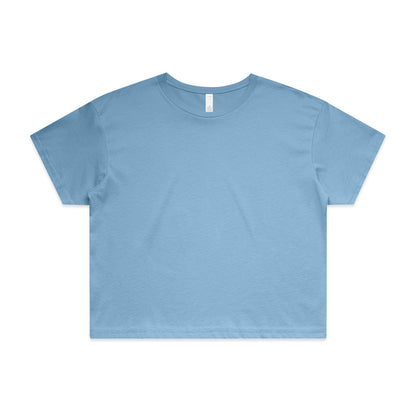 Women's Crop Tee Carolina Blue