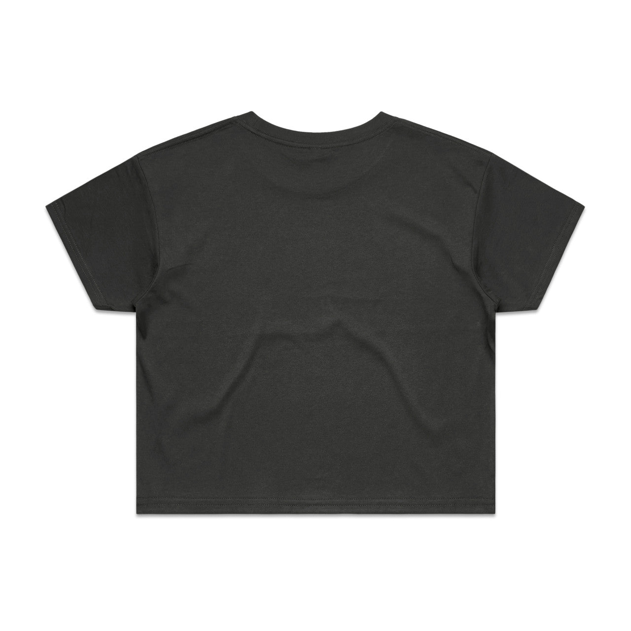 Women's Crop Tee Coal - Back