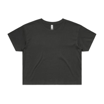 Women's Crop Tee Coal