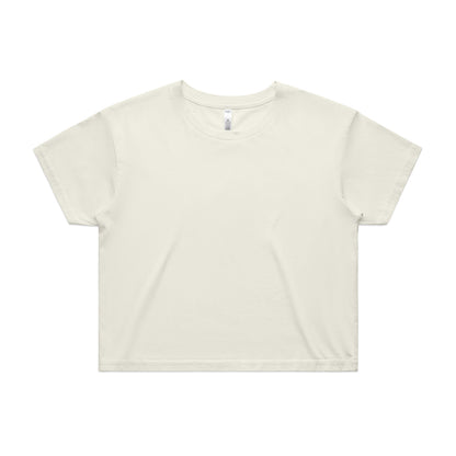Women's Crop Tee Ecru