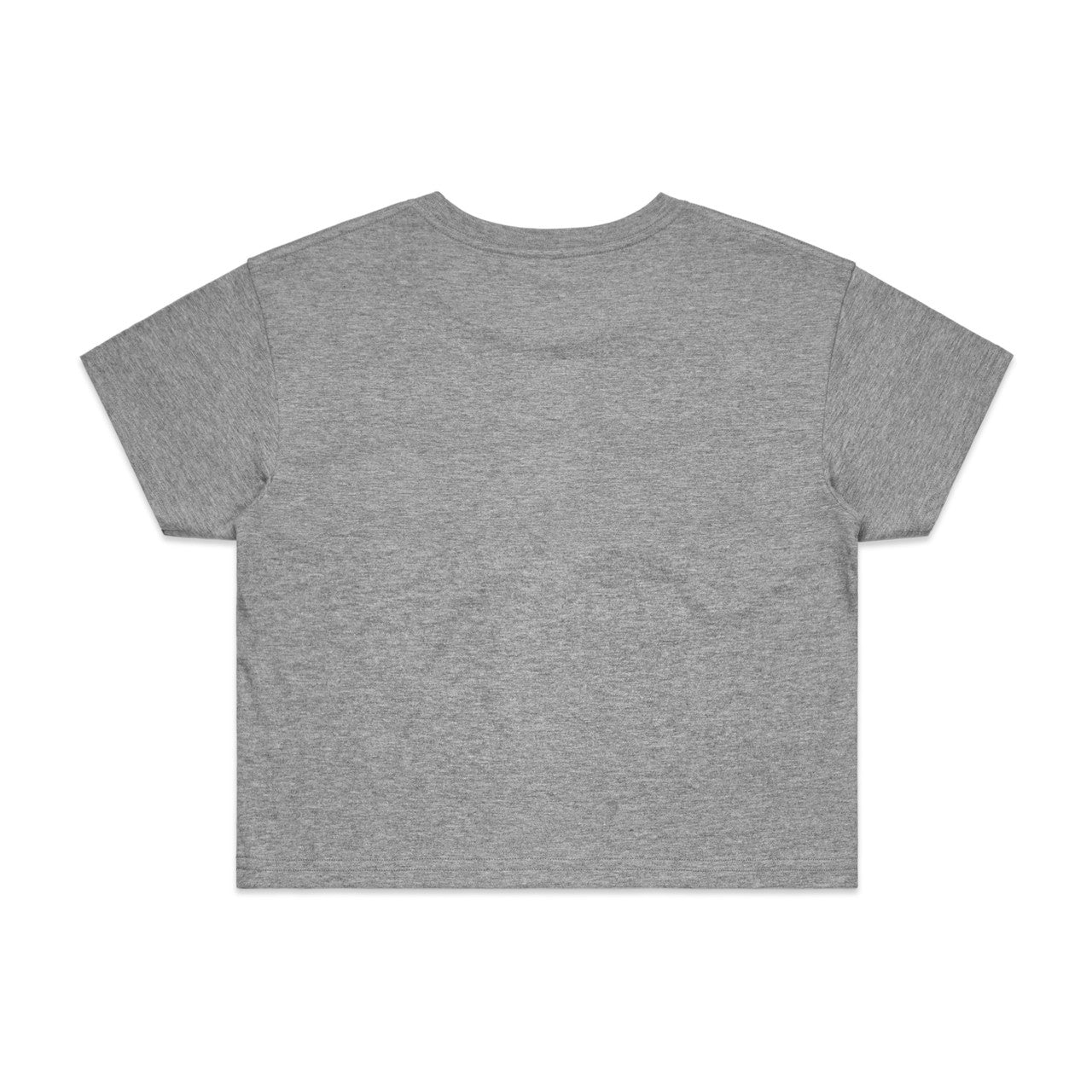 Women's Crop Tee Grey Marle - Back