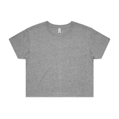 Women's Crop Tee Grey Marle