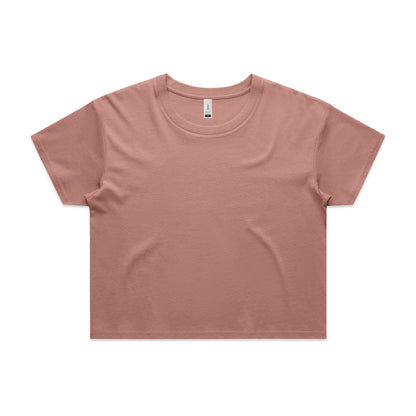 Women's Crop Tee Hazy Pink