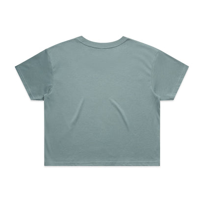 Women's Crop Tee Mineral - Back