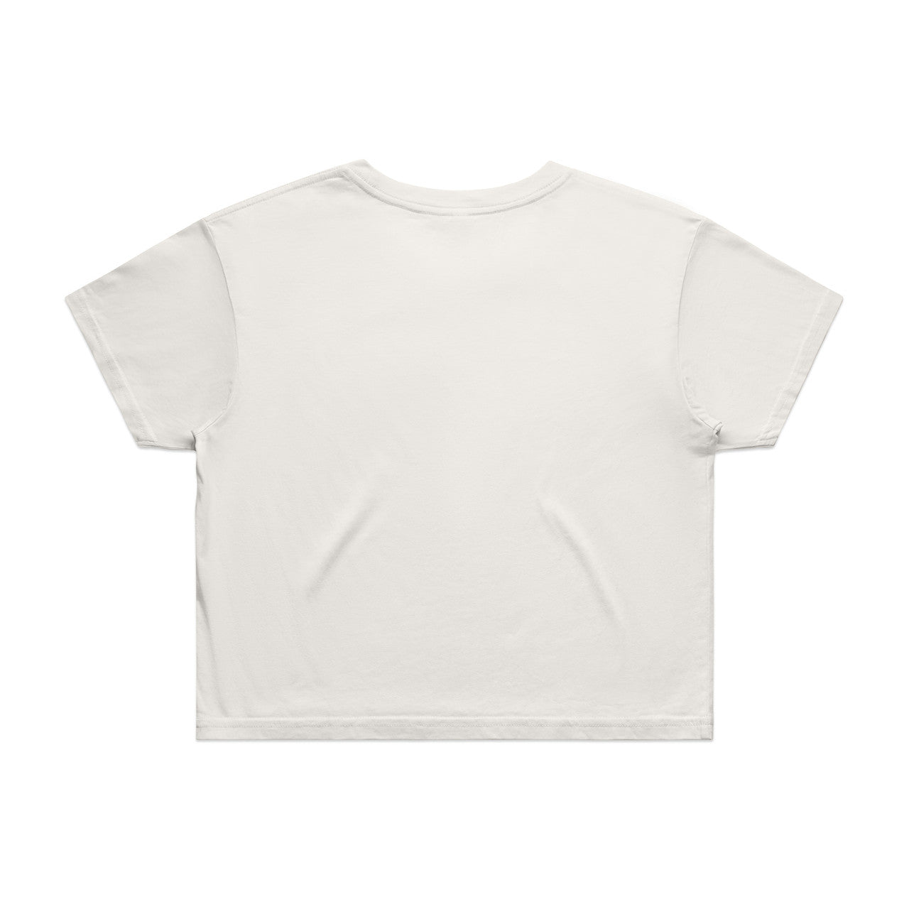 Women's Crop Tee Natural - Back