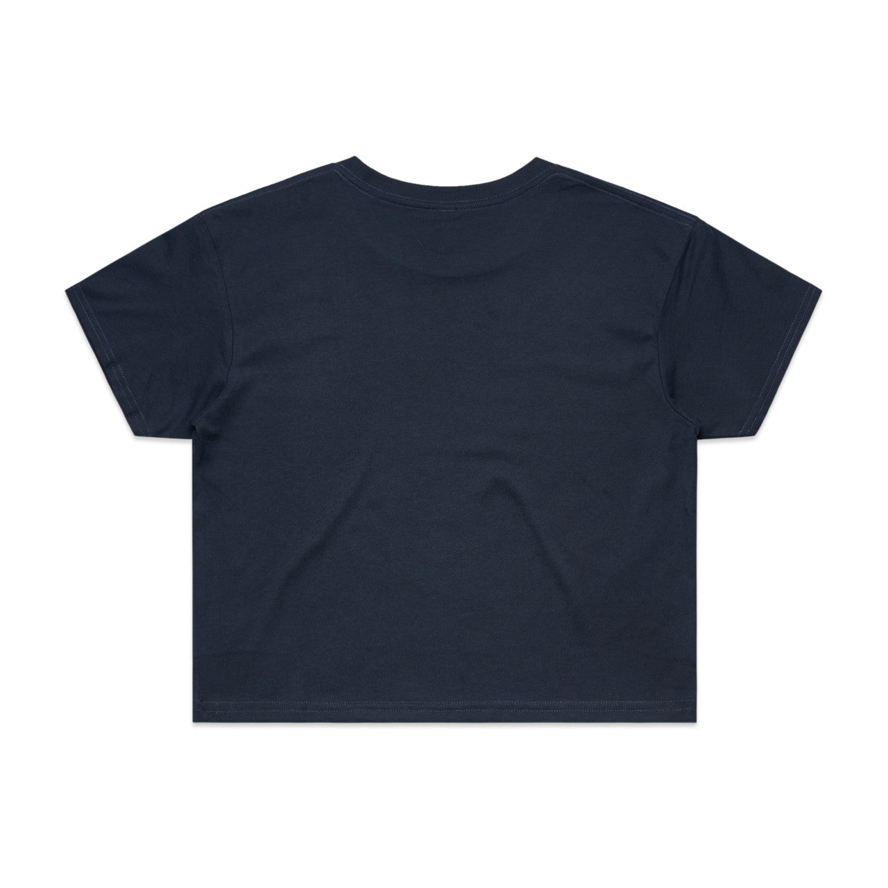 Women's Crop Tee Navy - Back