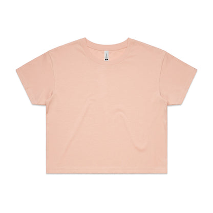 Women's Crop Tee Pale Pink