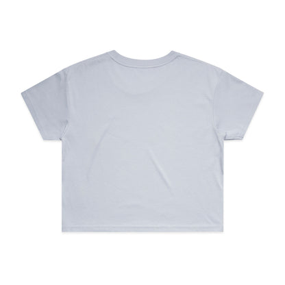 Women's Crop Tee Powder - Back