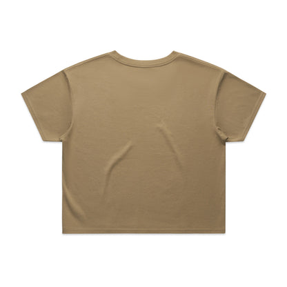 Women's Crop Tee Sand - Back