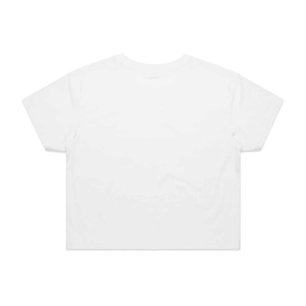 Women's Crop Tee White - Back