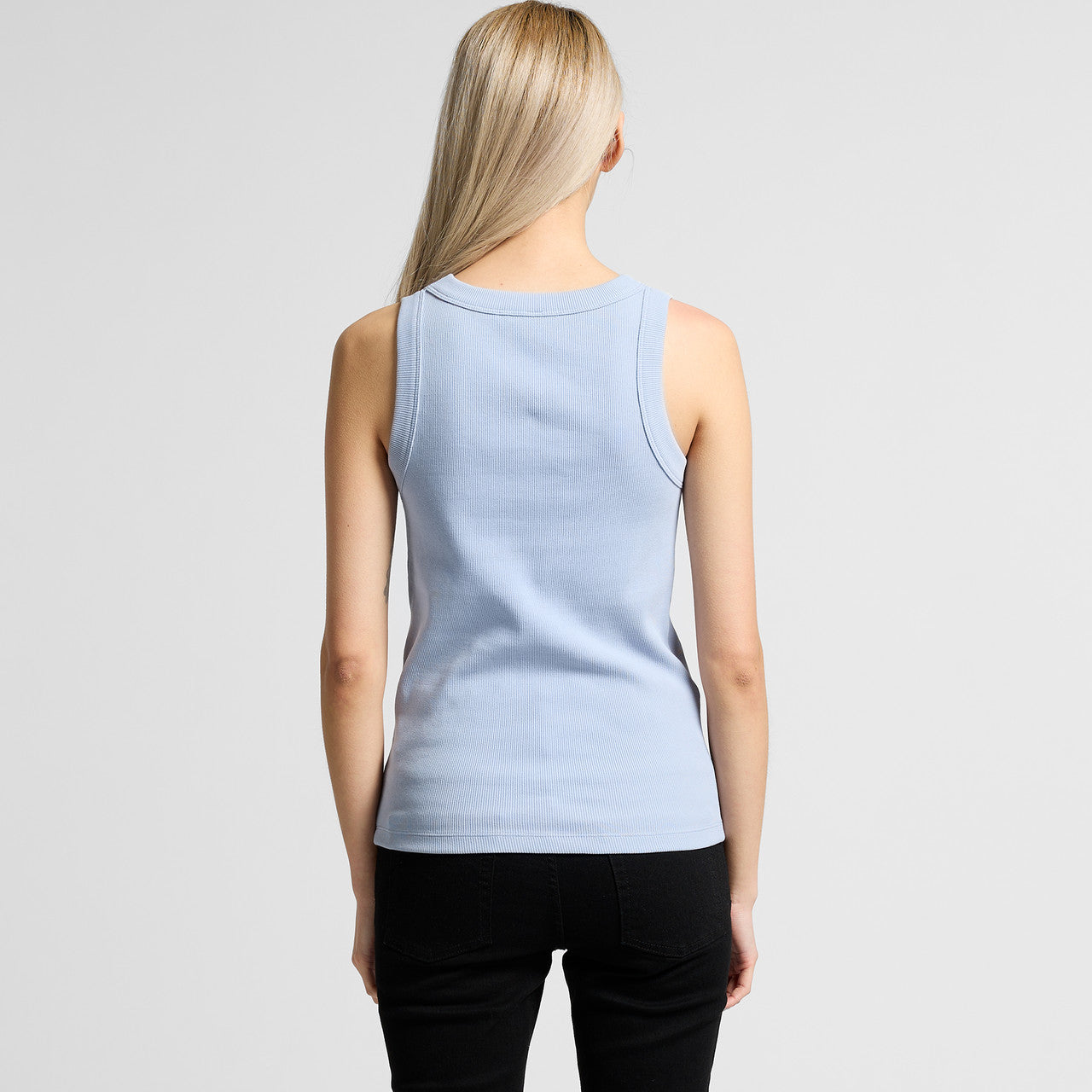 Women's Organic Rib Tank Back