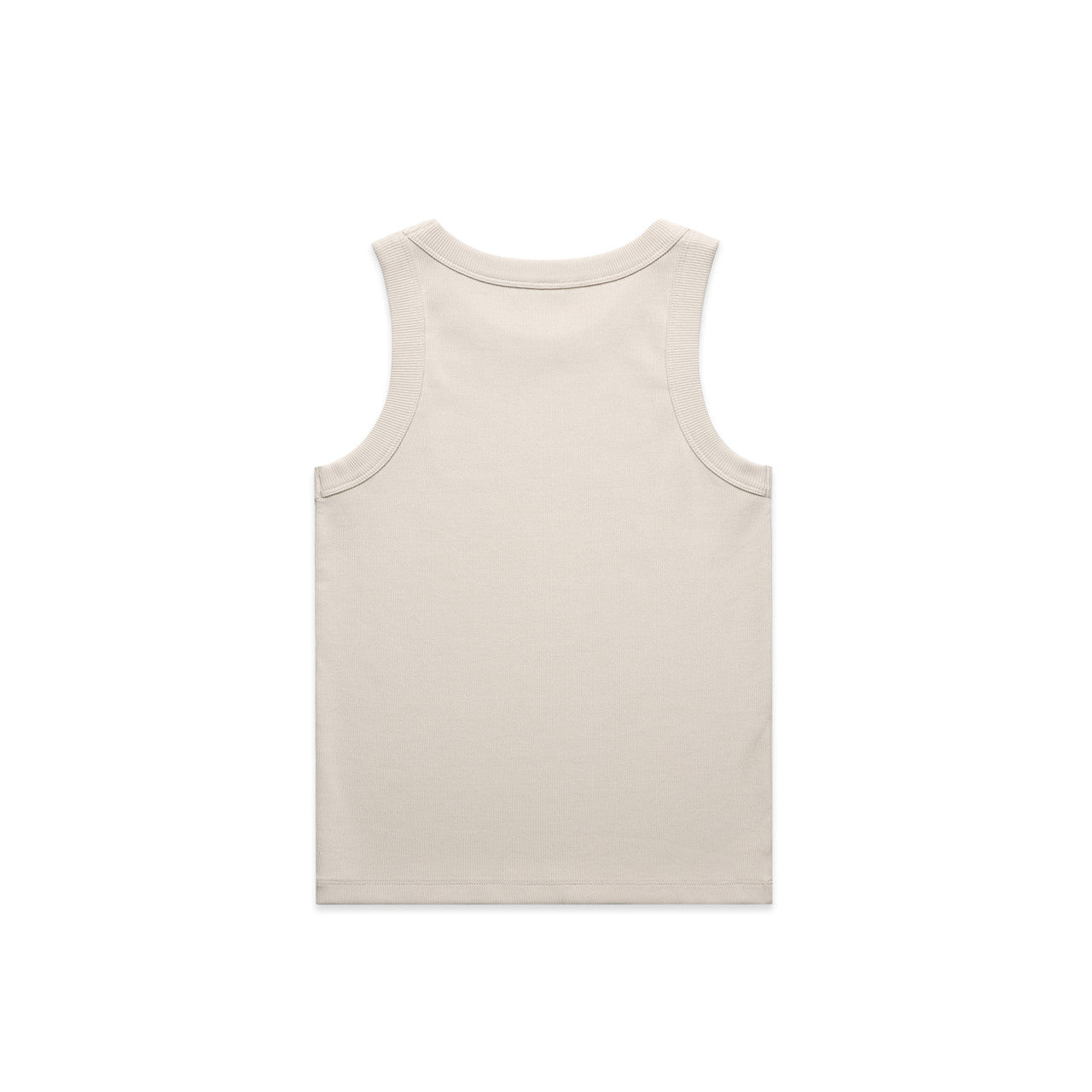 Women's Organic Rib Tank Bone - Back