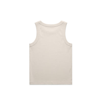 Women's Organic Rib Tank Bone - Back