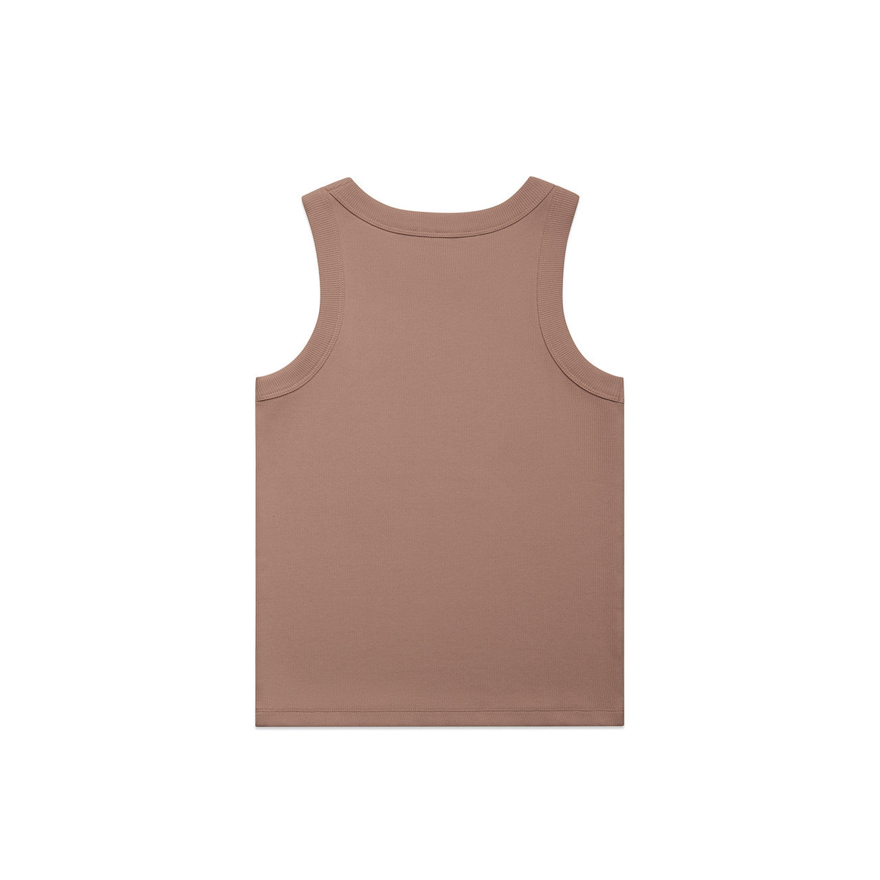 Women's Organic Rib Tank Hazy Pink - Back