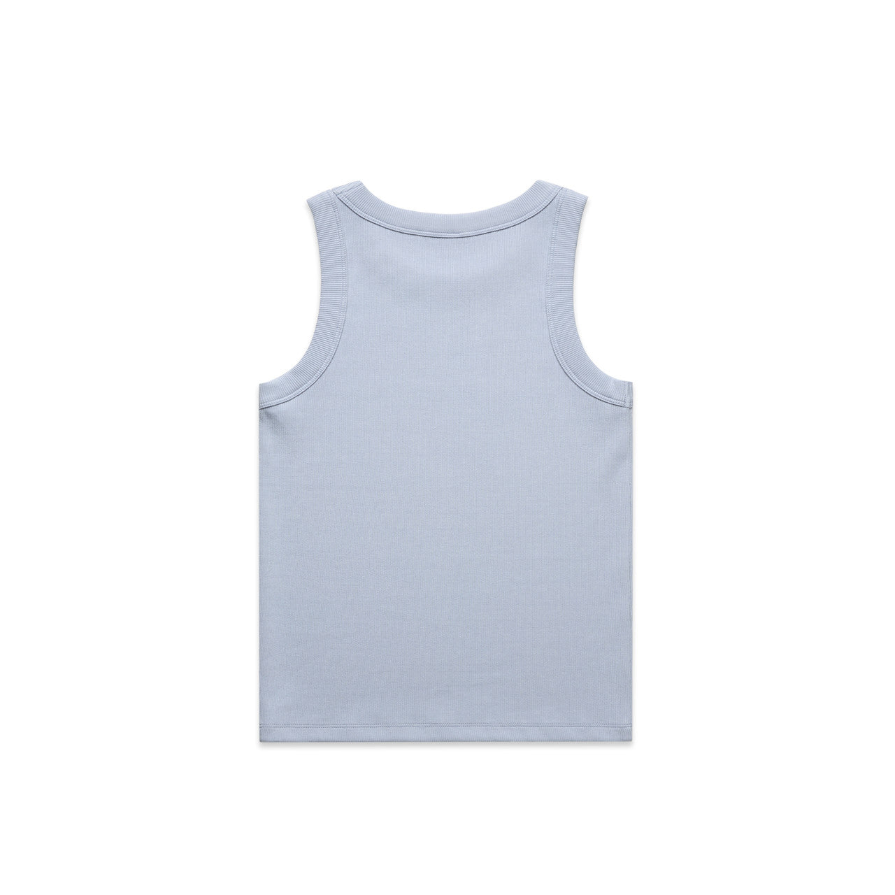 Women's Organic Rib Tank Powder - Back