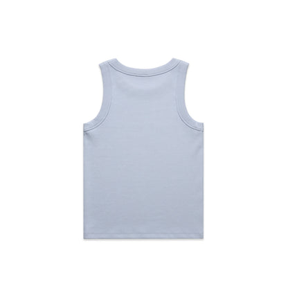 Women's Organic Rib Tank Powder - Back