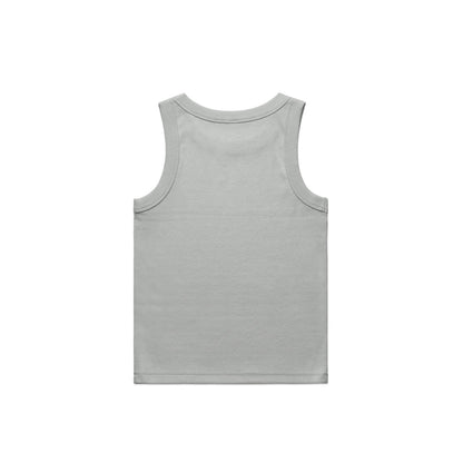 Women's Organic Rib Tank Storm - Back