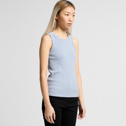 Women's Organic Rib Tank Turn