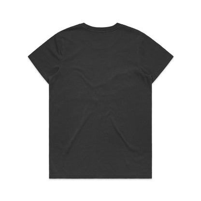 Women's Maple Faded Tee Faded Black - Back