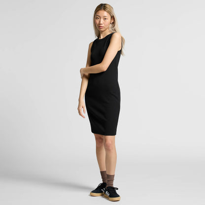 Women's Organic Rib Dress Back