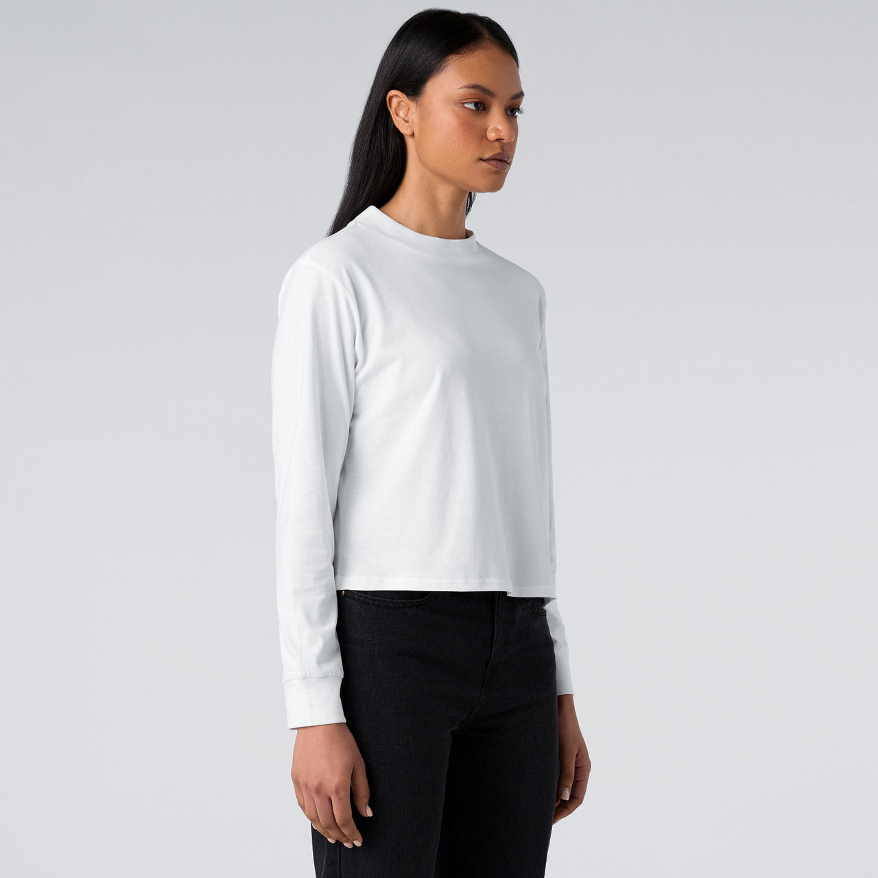 Women's Mock L/S Tee Turn