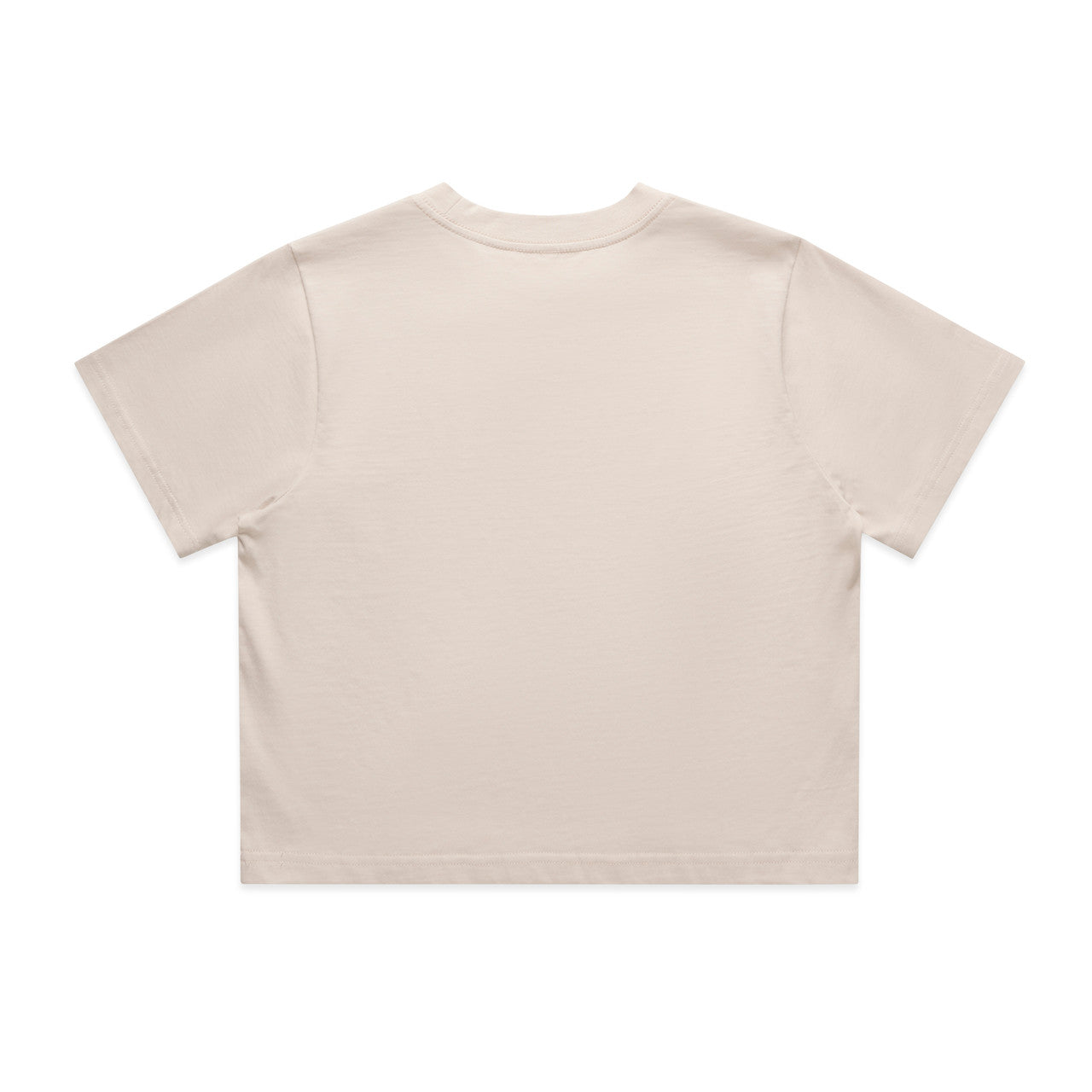 Women's Classic Crop Tee Bone - Back