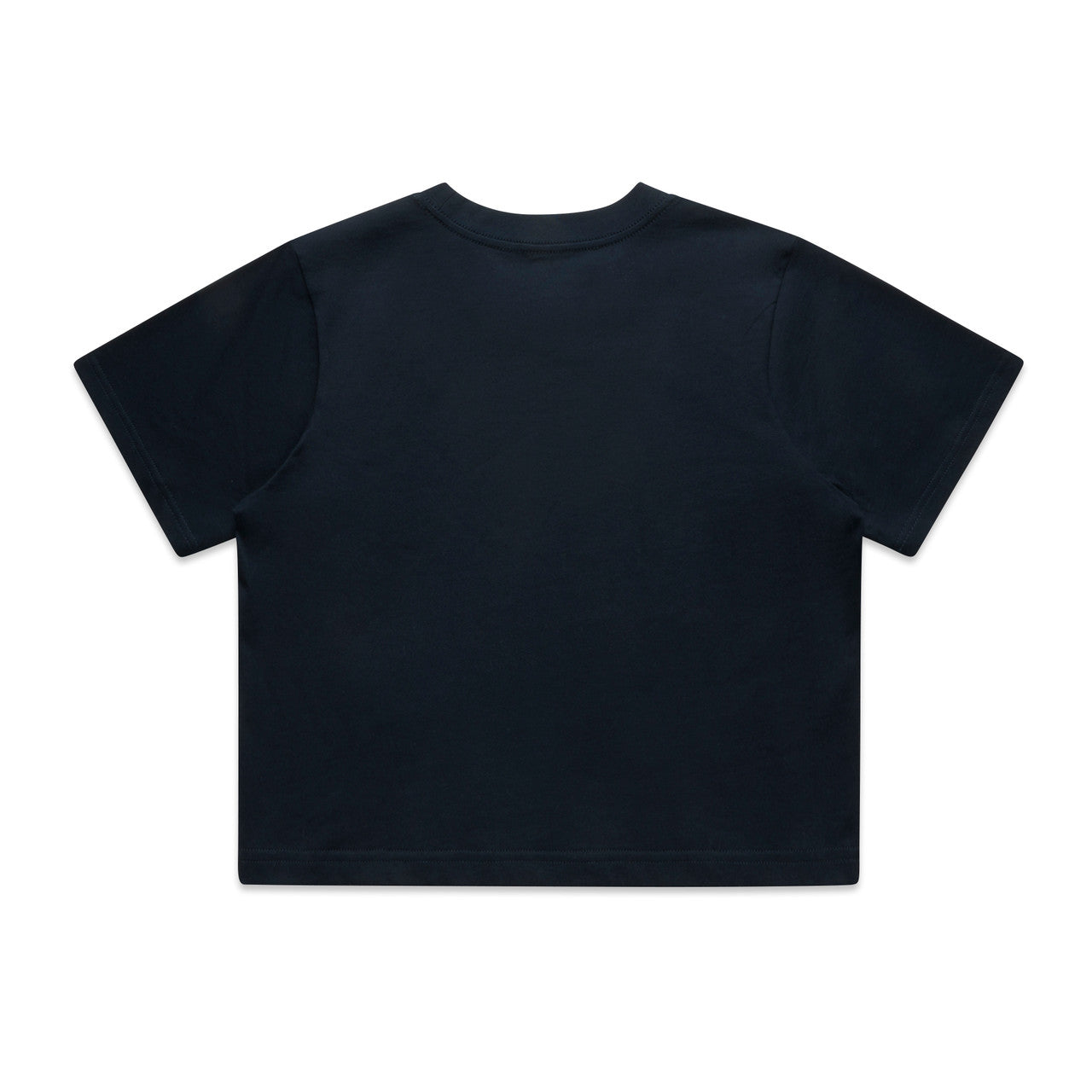 Women's Classic Crop Tee Navy - Back