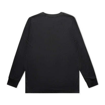 Women's Classic L/S Tee Black - Back