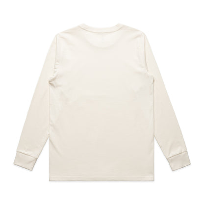 Women's Classic L/S Tee Ecru - Back