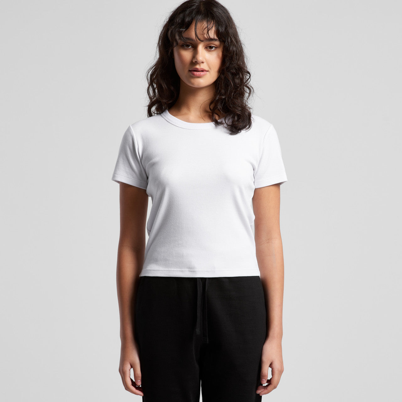 Women's Organic Rib Baby Tee 4074