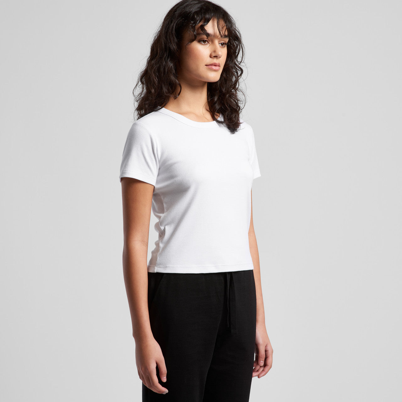 Women's Organic Rib Baby Tee Turn