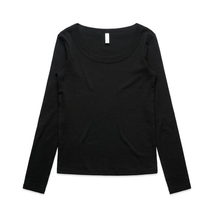 Women's Organic Baby Rib L/S Tee