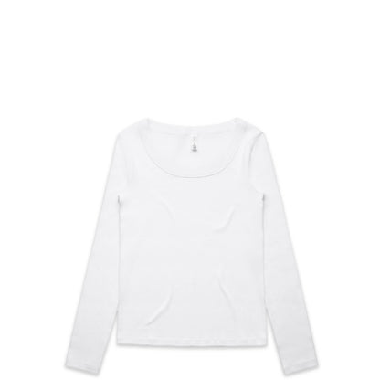 Wo's Organic Baby Rib L/S Tee