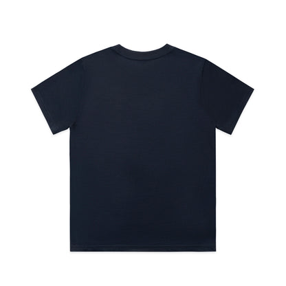 Women's Classic Minus Tee [5cm] Navy - Back