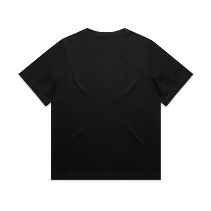 Women's Heavy Tee Black - Back