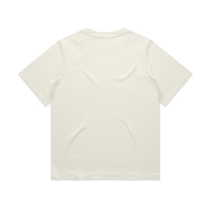 Women's Heavy Tee Ecru - Back