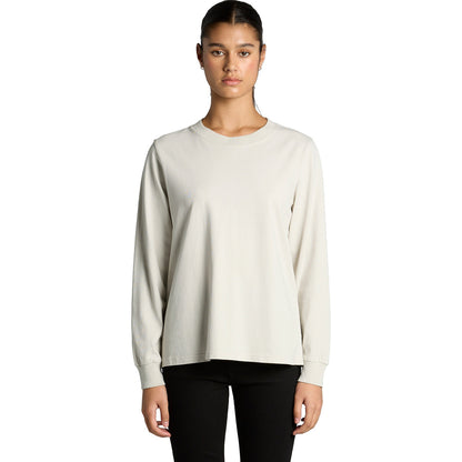 Women's Heavy Faded L/S Tee Front
