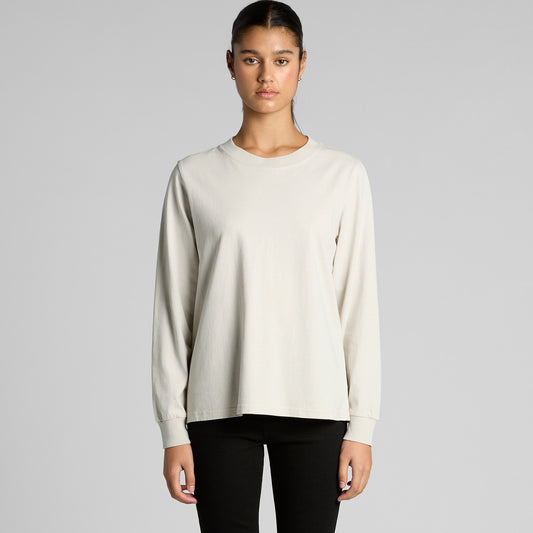 Wo's Heavy Faded L/S Tee 4083