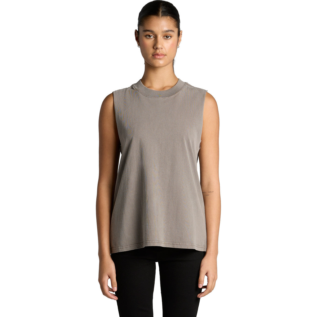 Women's Heavy Faded Tank Front