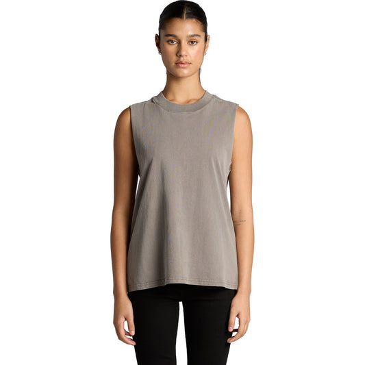 Women's Heavy Faded Tank Front